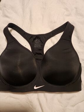 Nike Women's Black Dri-FIT High Support Sports Bra
